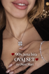 Set Ogrlica Detelina + Narukvica na modelu