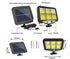 ☀️ Solarni Reflektor 128 LED + 6 COB sa PIR Senzorom i Daljinskim 🌙