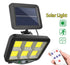 ☀️ Solarni Reflektor 128 LED + 6 COB sa PIR Senzorom i Daljinskim 🌙