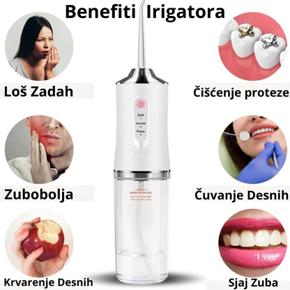 Prenosivi irigator za oralnu upotrebu
