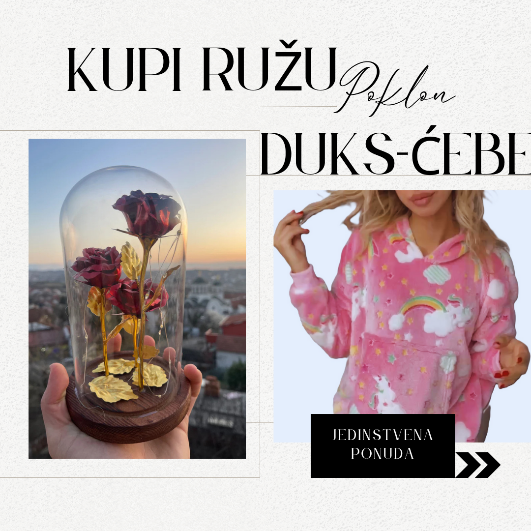 Ruža + Poklon Ćebe