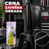 Crna akrilna boja u spreju za različite površine