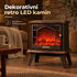 Dekorativni retro LED kamin