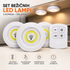 Set bežičnih LED lampi sa daljinskim – 3 komada