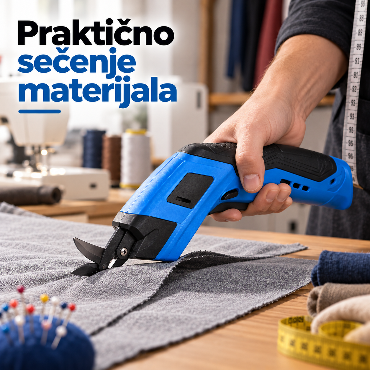 Bežične električne makaze za sečenje materijala