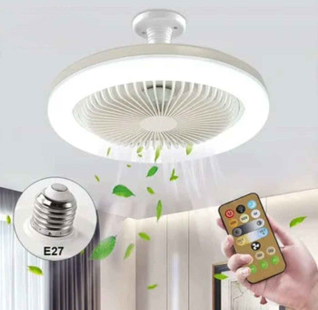 Multifunkcionalna LED plafonjera ventilator