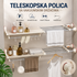 Teleskopska polica sa vakuumskim držačima