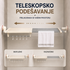 Teleskopska polica sa vakuumskim držačima