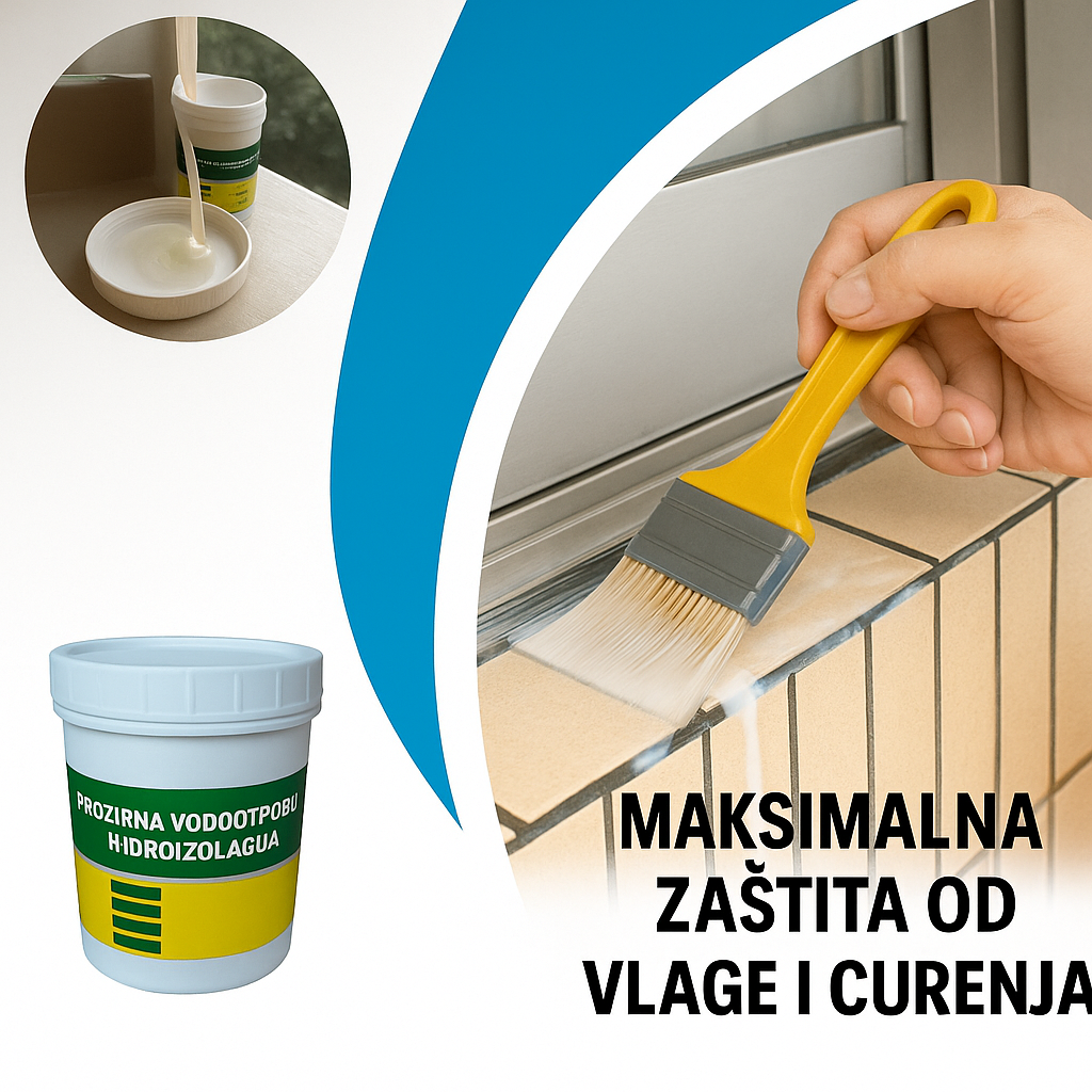 Prozirna vodootporna hidroizolacija