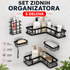 Set zidnih organizatora za kupatilo i kuhinju – 5 delova
