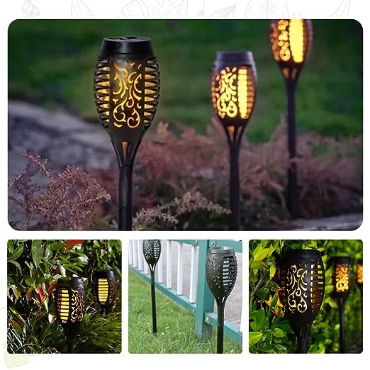 Solarna "plamen" lampa za baštu (3 komada)