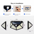 Solarni LED reflektor - 180 stepeni