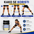 Set elastičnih traka za trening nogu