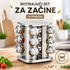 Rotirajući set za začine sa 12 posuda